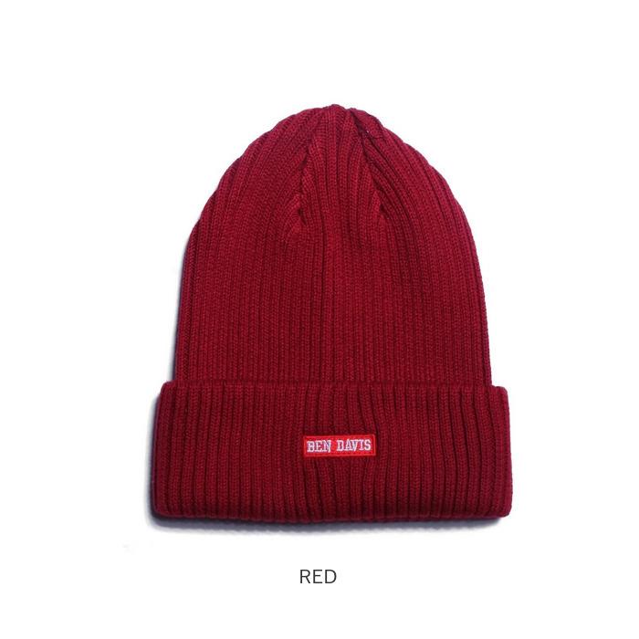 BEN 通販BEN DAVIS ベンデイビス ニットキャップ ニット帽 ニット帽子 ニット 帽子 レディース メンズ コットン アクリル ボックス ロゴ ペア カップル お揃い | BEN DAVIS | 14