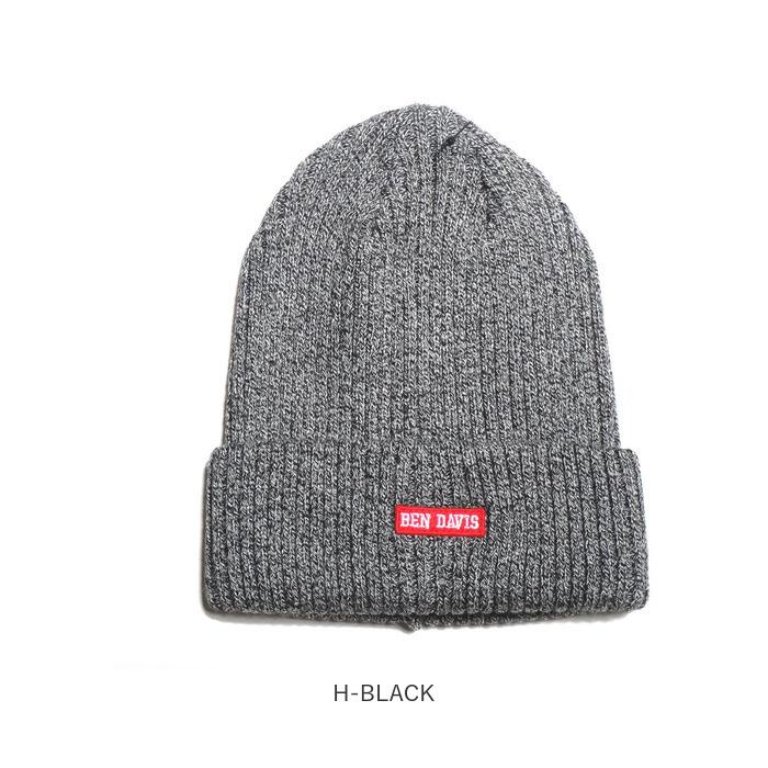 BEN 通販BEN DAVIS ベンデイビス ニットキャップ ニット帽 ニット帽子 ニット 帽子 レディース メンズ コットン アクリル ボックス ロゴ ペア カップル お揃い | BEN DAVIS | 15