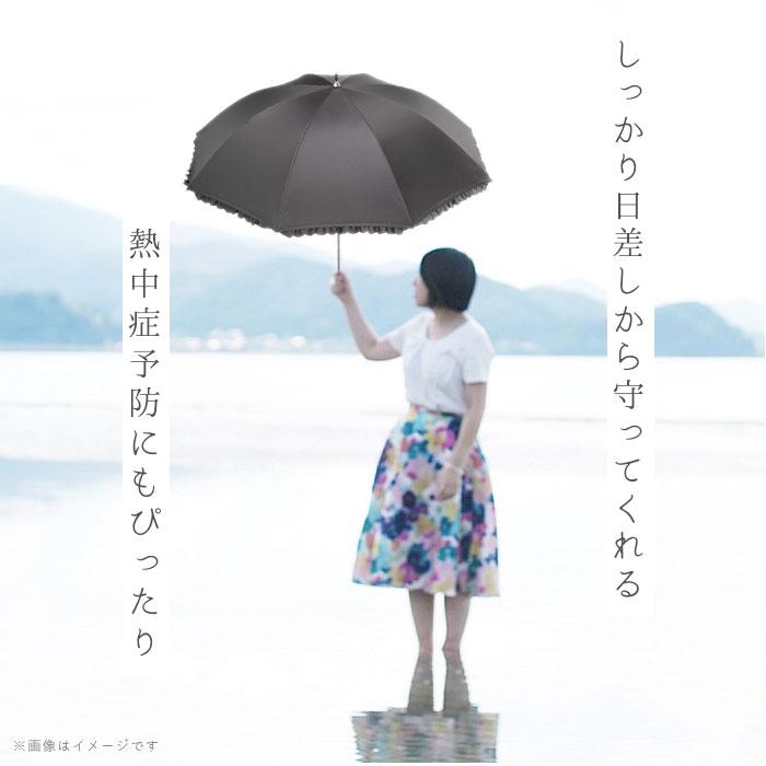 ビコーズ 傘 because 日傘 遮光 長傘 晴雨兼用 雨傘 晴雨兼用傘 UVカット 手開き 50cm 50センチ 軽量 軽い かさ カサ おしゃれ｜backyard-1｜23