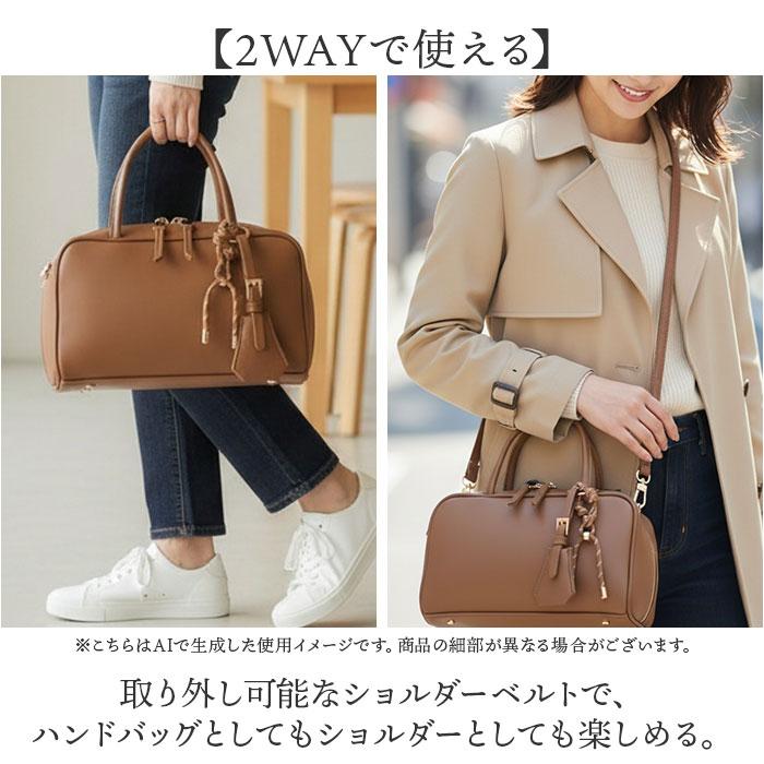 カシュカシュ cachecache バッグ 10-00-02970 通販 ボストンバッグ チャーム付横長ボストン 手提げ ボストンバック レディース カシュカシュ | cache cache | 13