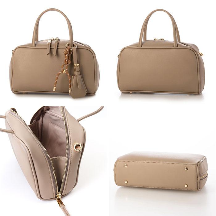 カシュカシュ cachecache バッグ 10-00-02970 通販 ボストンバッグ チャーム付横長ボストン 手提げ ボストンバック レディース カシュカシュ | cache cache | 15