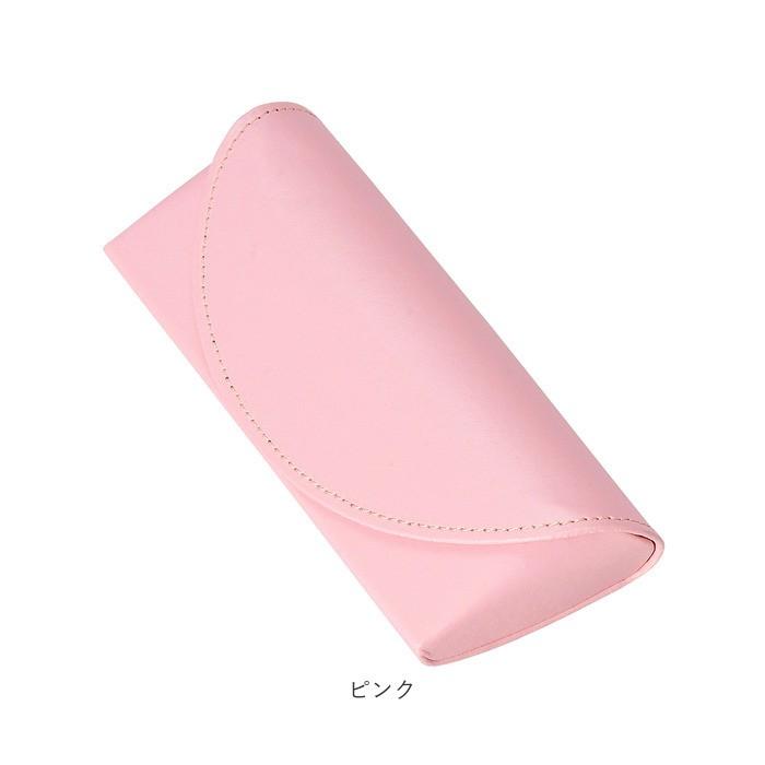 メガネケース 通販メガネケース おしゃれ レディース スリム コンパクト セミハード 眼鏡ケース 軽量 軽い マグネット式 シンプル 無地 大人 かわいい 上品 き | ブランド登録なし | 07