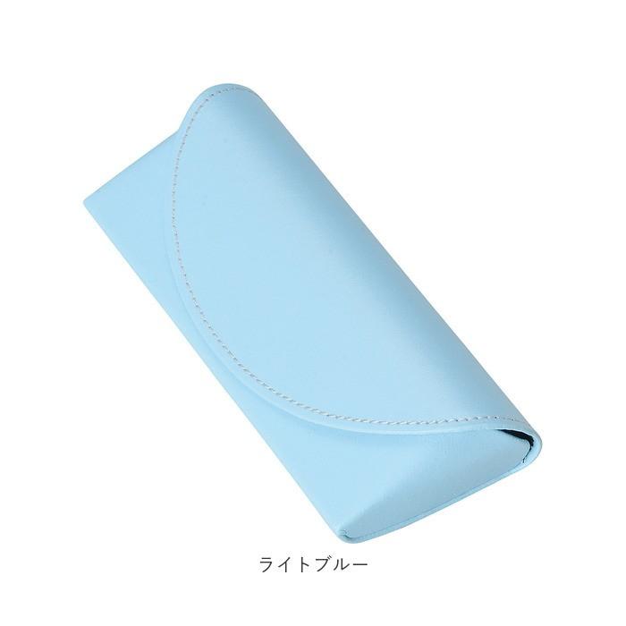 メガネケース 通販メガネケース おしゃれ レディース スリム コンパクト セミハード 眼鏡ケース 軽量 軽い マグネット式 シンプル 無地 大人 かわいい 上品 き | ブランド登録なし | 09