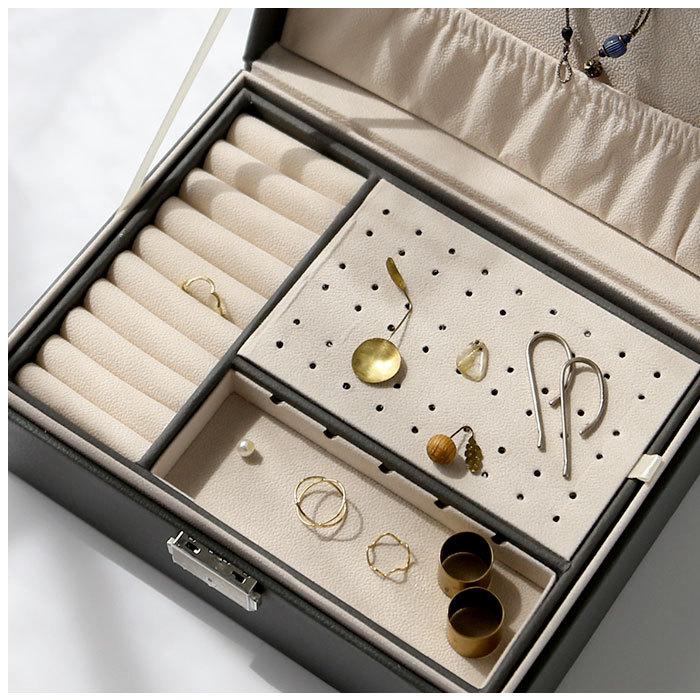アクセサリーボックス　ジュエリーボックス　大容量 ジュエリー ボックス 木製 アクセサリー 宝石箱 収納 大容量