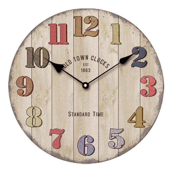 キーストーン 壁掛け時計 key stone 通販 雑貨 ウォールクロック 時計 壁掛け アナログ時計 おしゃれ 子供部屋 リビング 掛け時計 ビンテージ風 カジュアル | KEYSTONE | 08