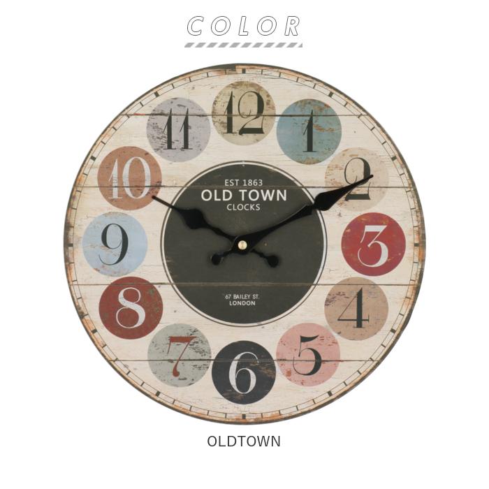 キーストーン 壁掛け時計 key stone 通販 雑貨 ウォールクロック 時計 壁掛け アナログ時計 おしゃれ 子供部屋 リビング 掛け時計 ビンテージ風 カジュアル | KEYSTONE | 13