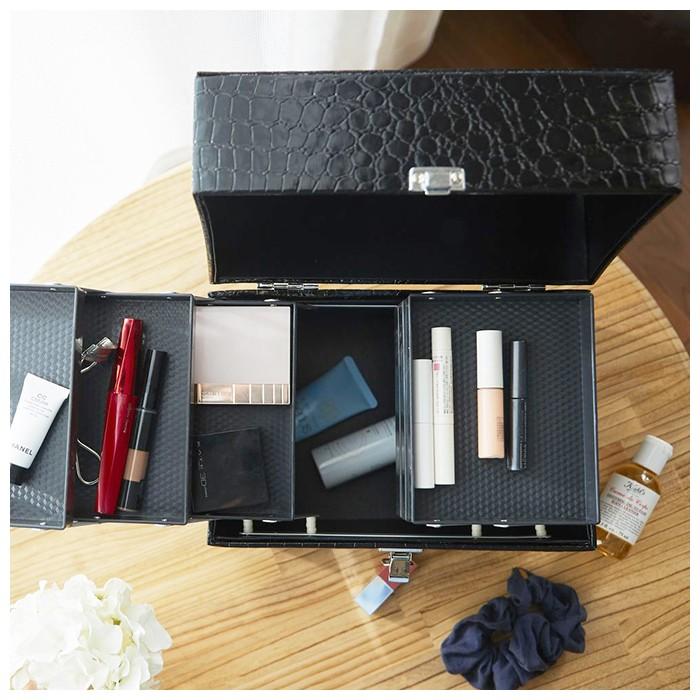 メイクボックス 通販メイクボックス 鏡付き 大容量 持ち運び コスメ