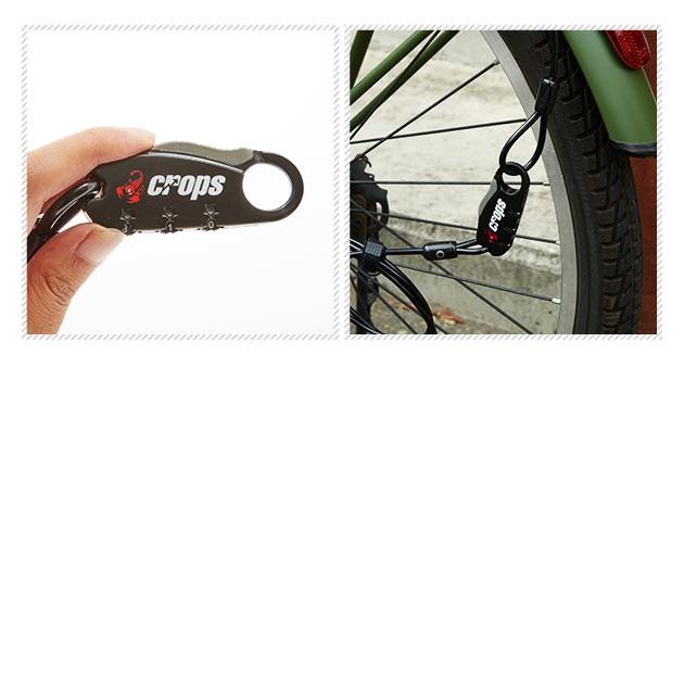 ワイヤーロック 自転車 crops クロップス ワイヤー 錠 ダブル ワイヤーロック 自転車 crops クロップス ワイヤー 錠 ダブル