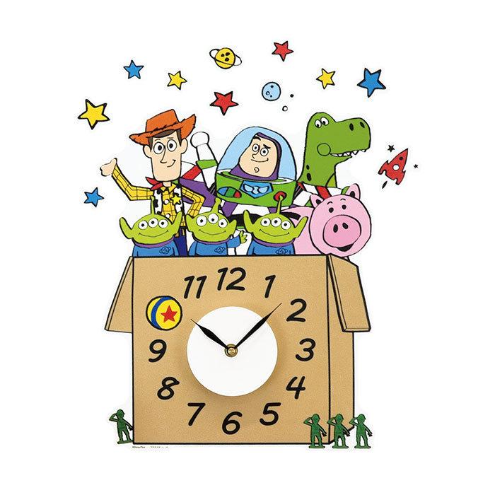 WALL ウォールクロック ステッカー 通販 ディズニー グッズ 壁掛け時計