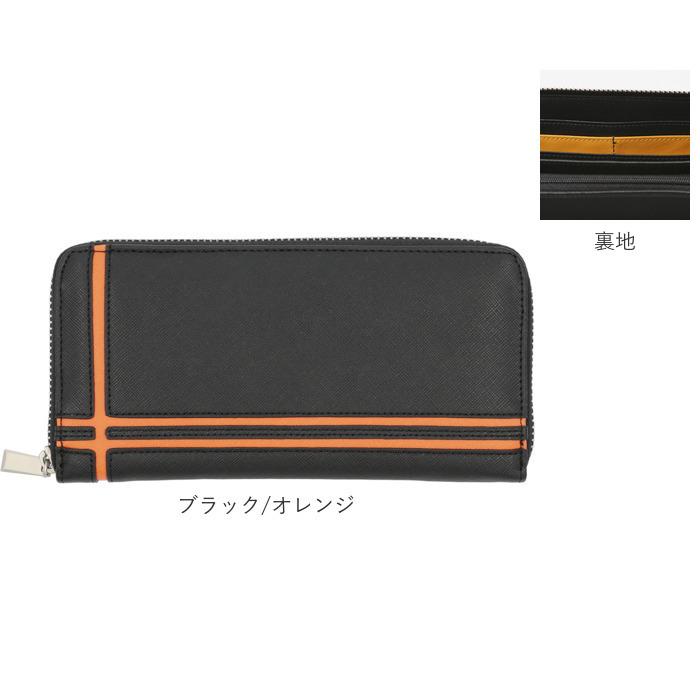 HYOD ロングウォレット黒オレンジステッチ（未使用） DAYLIGHT 長財布 メンズ ラウンドファスナー 通販 長 財布 サイフ