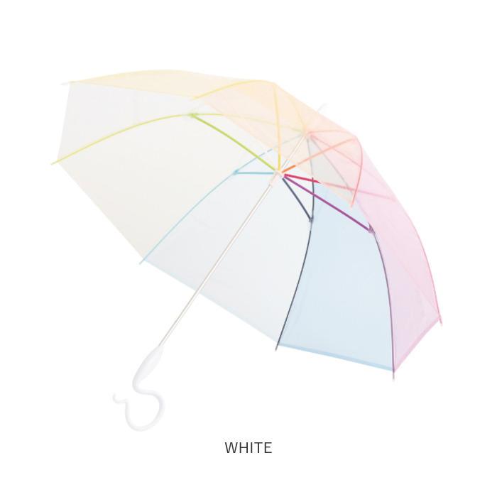 ビニール傘 かわいい 通販 ブランド エバーイオン カラフル701 雨傘 レディース 長傘 おしゃれ 60cm グラスファイバー 婦人傘 虹色 レインボー かさ カサ Ev701 Backyard Family バッグタウン 通販 Yahoo ショッピング