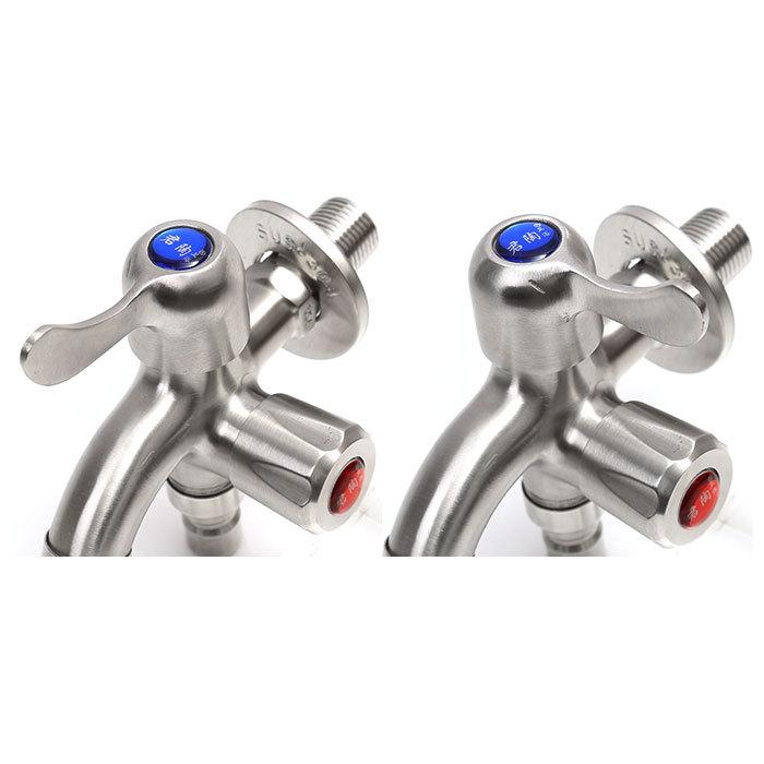 蛇口 通販蛇口 二口 二口水栓 水道 部品 交換 二股蛇口 水道蛇口 ワン