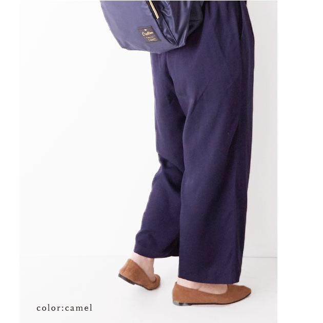 パンプス ローヒール 好評 ポインテッドトゥ フラットパンプス