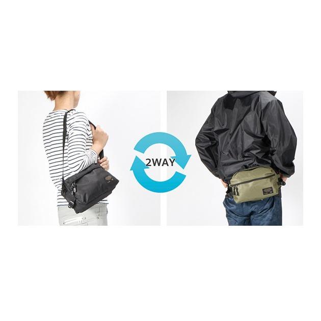 ウエストポーチ メンズ 小さめ 通販 アウトドア 2way 軽量