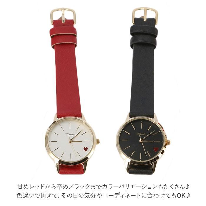 腕時計 通販腕時計 レディース おしゃれ シンプル 大人 かわいい アナログ リストウォッチ 革ベルト 合皮 日本製ムーブメント 可愛い ハート コラソン Field | ブランド登録なし | 08