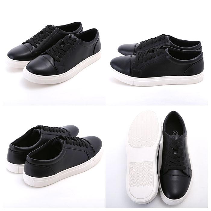 スニーカー メンズ 白 通販 黒 ホワイト ブラック ローカット