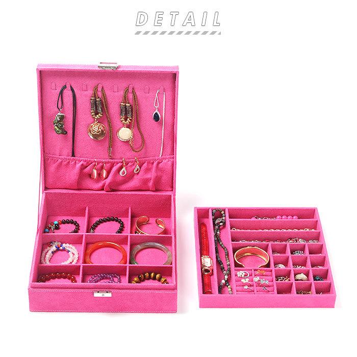 ジュエリーボックス 大容量 通販 アクセサリーケース アクセサリー 収納 おしゃれ 2段式 鍵付き アクセサリーボックス かわいい 指輪 リング ピアス Guanya641 Backyard Family バッグタウン 通販 Yahoo ショッピング