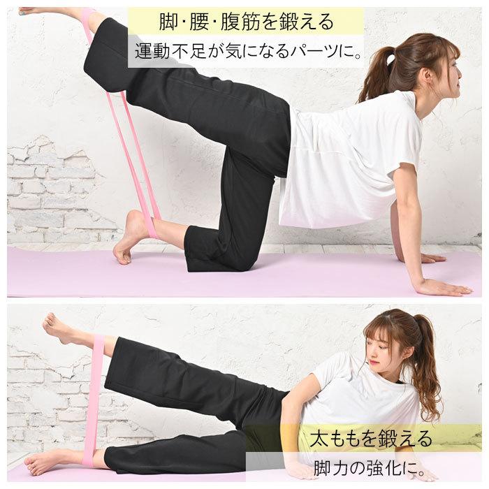 ヨガグッズ4点セット ヨガ 通販ヨガ グッズ 4点セット バランスボール 55cm