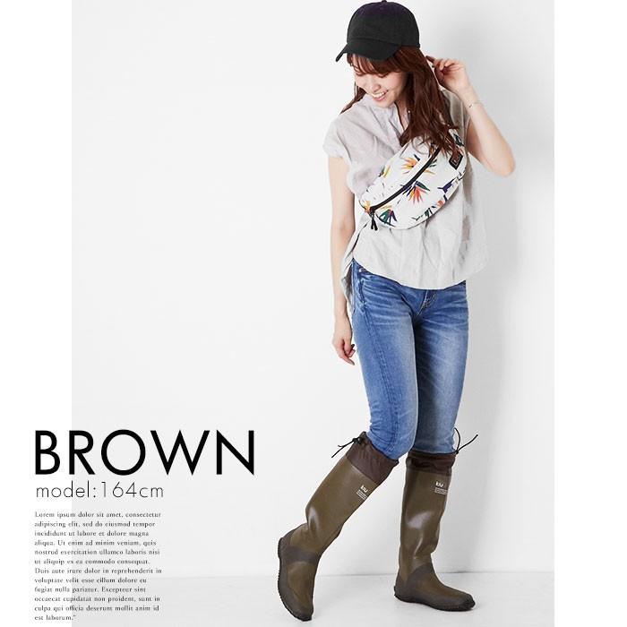 レインブーツ レディース おしゃれ kiu キウ メンズ 男女兼用 撥水 折りたたみ 折り畳み 長靴 収納袋付き ロング ブーツ パッカブル レイングッズ | KiU | 04