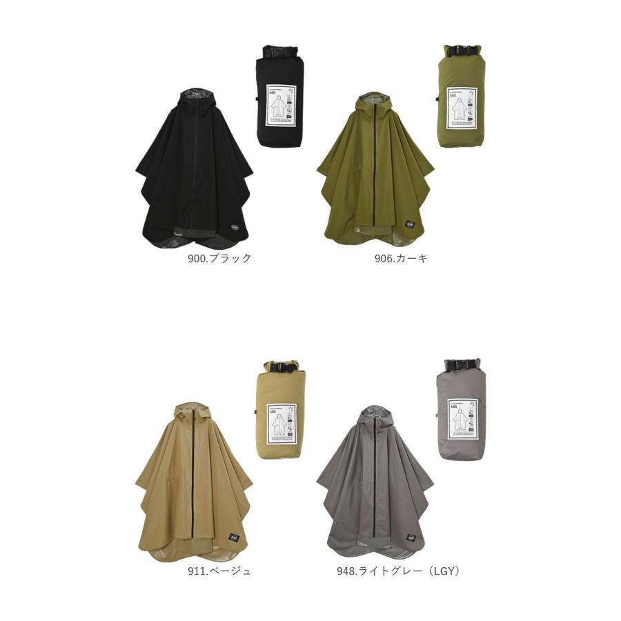 kiu キウ レインコート ポンチョ 通販 ポンチョスリーブ レインポンチョ 雨具 雨合羽 かっぱ 合羽 カッパ フルジップアップ フード ハイネック アウトドア | KiU | 17