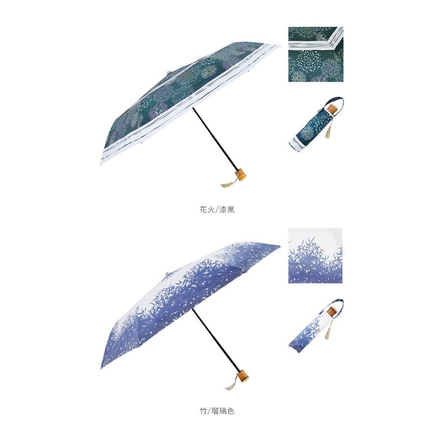 折りたたみ傘 通販折りたたみ傘 レディース かわいい 晴雨兼用 おしゃれ 50cm 6本骨 円形手元 UVカット率99%以上 遮光率99%以上 遮熱 UPF50＋ 河馬印本舗 晴雨 | 河馬印本舗 | 12