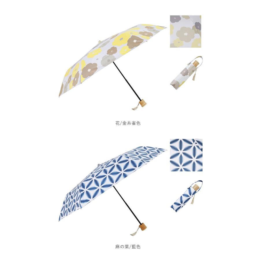 折りたたみ傘 通販折りたたみ傘 レディース かわいい 晴雨兼用 おしゃれ 50cm 6本骨 円形手元 UVカット率99%以上 遮光率99%以上 遮熱 UPF50＋ 河馬印本舗 晴雨 | 河馬印本舗 | 13