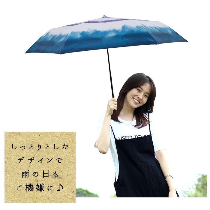 折りたたみ傘 通販折りたたみ傘 レディース かわいい 晴雨兼用 おしゃれ 50cm 6本骨 円形手元 UVカット率99%以上 遮光率99%以上 遮熱 UPF50＋ 河馬印本舗 晴雨 | 河馬印本舗 | 03