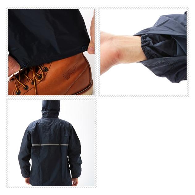 カジメイク 3308 レインタックコート(上下メッシュ) レインウエア