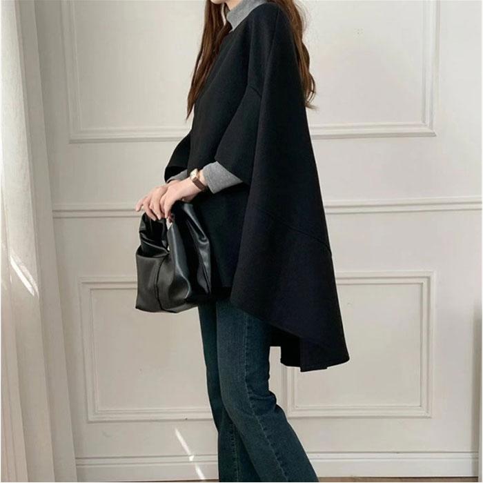 LIMI feuリミフゥ ドルマンスリーブ ポンチョ ニットジャケット/コート 楽天市場】【送料無料】ニット ポンチョコート マントコート