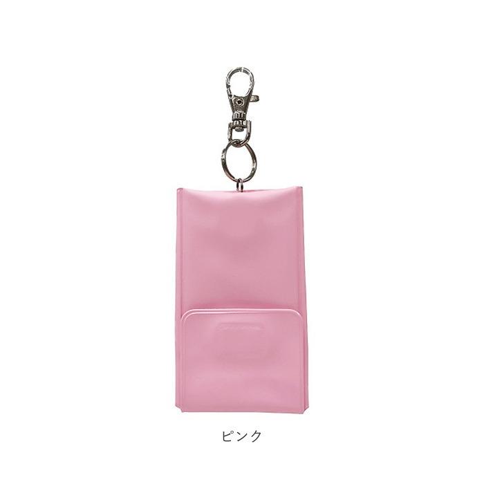 リバティ ラミネート リール式キーケース ネビュリー・ピンク リバティ