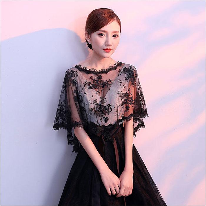 結婚式 通販結婚式 ショール ボレロ レース フォーマル ケープ風