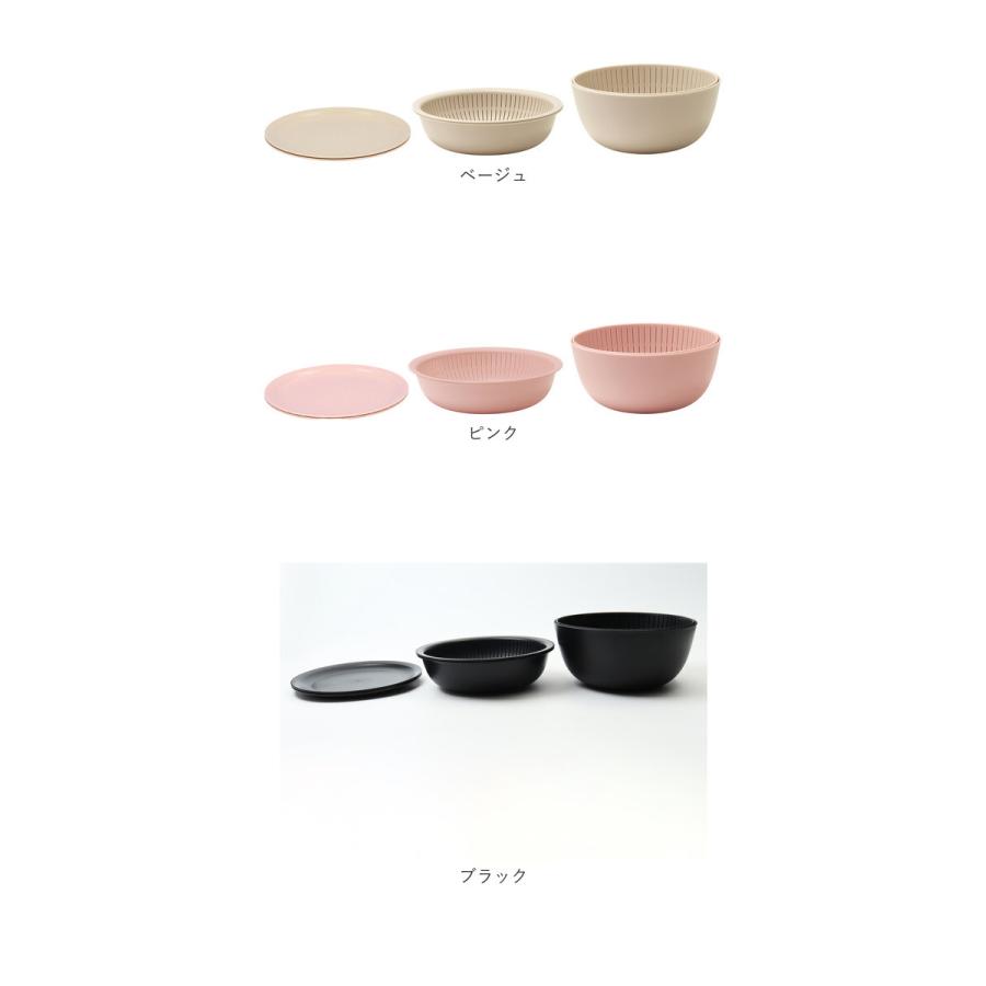 like-it ライクイット 米とぎ ザル 通販 ボウル セット 6点セット 米研ぎボウル 水切り 湯引き 炊飯 お米 シンプル Colander&Bowl ホワイト グレー | Like-it | 19