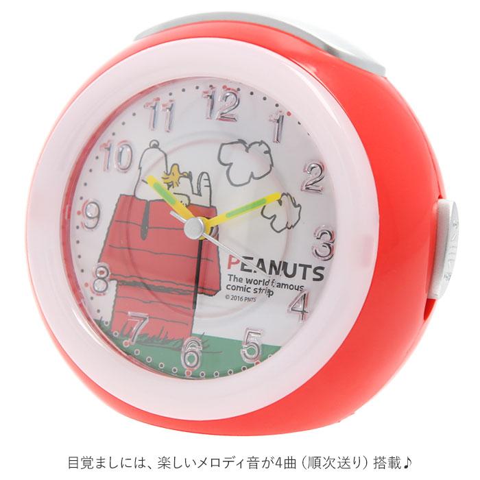 スヌーピー 通販スヌーピー 目覚まし時計 アラームクロック