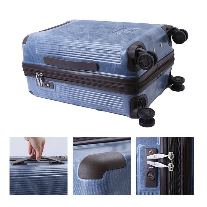 Lee リー キャリーケース 機内持ち込み 通販 スーツケース ハードキャリー キャリーバッグ キャリーバック マチ拡張機能 ジッパー 軽量 4輪 TSAロック | Lee | 16