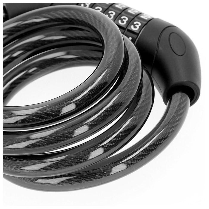 自転車 通販自転車 ワイヤーロック カギ 鍵 ダイヤル かぎ ワイヤー 自転車の鍵 ダイヤル式 5桁 ダイヤルロック ケーブルロック ブラケット付 盗難防止 施錠 | ブランド登録なし | 03