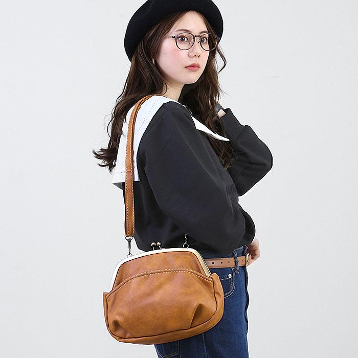 リズデイズ LIZDAYS がま口バッグ レトロ 通販 2way ショルダーバッグ 