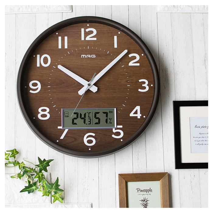掛け時計 温度 湿度 通販 電波時計 電波 アナログ時計 デジタル時計