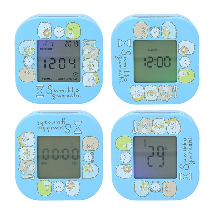 すみっコぐらし 通販すみっコぐらし 目覚まし時計 アラームクロック 置き時計 デジタル めざまし時計 置時計 子供 子ども タイマー キッズ 女の子 おしゃれ キ | ブランド登録なし | 08