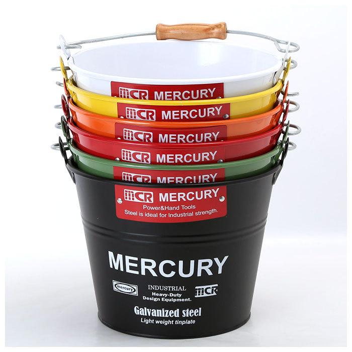マーキュリー 通販マーキュリー バケツ ブリキバケツ スモール 雑貨 おしゃれ MERCURY 小さめ ブリキ スチール ガーデニング 花壇 植木鉢 鉢植え 鉢カバー ガレ | ブランド登録なし | 06