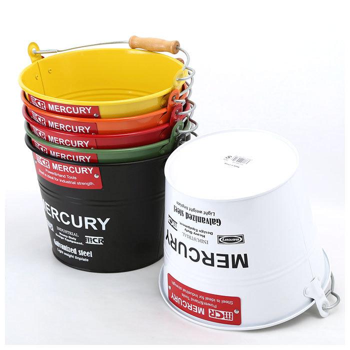マーキュリー 通販マーキュリー バケツ ブリキバケツ スモール 雑貨 おしゃれ MERCURY 小さめ ブリキ スチール ガーデニング 花壇 植木鉢 鉢植え 鉢カバー ガレ | ブランド登録なし | 08
