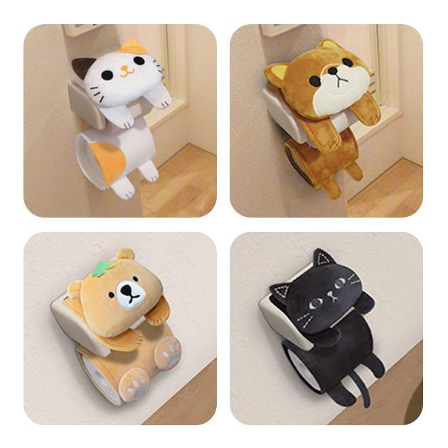 トイレットペーパーホルダーカバー トイレ ペーパーホルダーカバー ねこのしっぽ トイレットペーパーカバー カバー | ブランド登録なし | 01