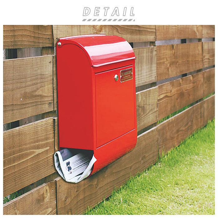 マーキュリー ポスト 通販 壁掛け おしゃれ 大型 郵便受け 郵便ポスト 鍵付き レトロ 郵便 ポスト 黒 赤 カラフル アメリカン スチールポスト Mail Box Memabo Backyard Family バッグタウン 通販 Yahoo ショッピング