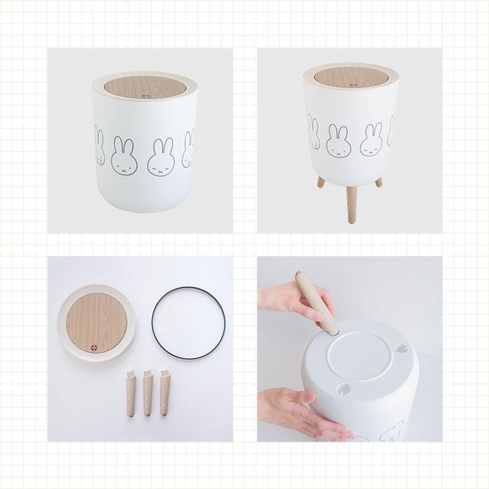 ゴミ箱 ミッフィー 通販 ごみ箱 ダストボックス ミッフィ グッズ miffy 大人 小物入れ ふた付き おしゃれ かわいい 可愛い 蓋つき リビング 子供部屋 |  | 09