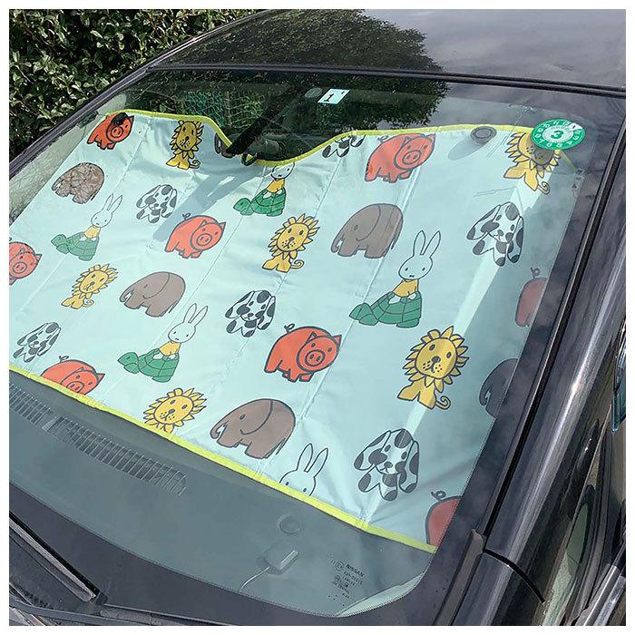 サンシェード キャラクター 通販 ミッフィー Miffy Nicott 車 フロント おしゃれ かわいい 折りたたみ スリム 軽自動車 コンパクトカー Miffysunshade Backyard Family バッグタウン 通販 Yahoo ショッピング