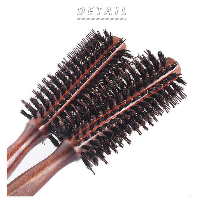 ヘアブラシ 通販ヘアブラシ 豚毛 ロールブラシ カールブラシ