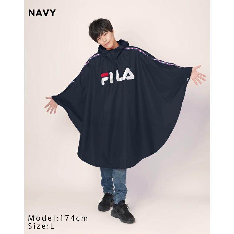 FILA撥水加工 グレー レインウェア Lサイズ フィラ(FILA) ラッシュガード 長袖 杢総柄UVジャケット 425-281