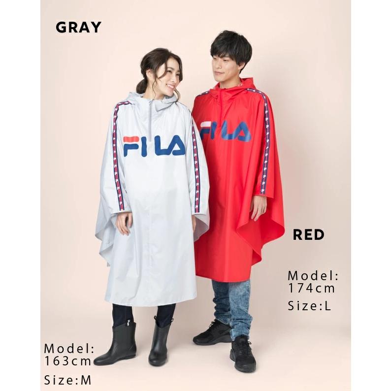 FILA 通販FILA レインポンチョ 自転車 レディース メンズ 男女兼用