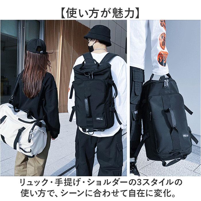 YABO 3wayリュック バルーン型 ナイロン ビッグスタッズ ブラック 美品 BACKYARD FAMILY（バックヤードファミリー） 3way リュック ショルダー