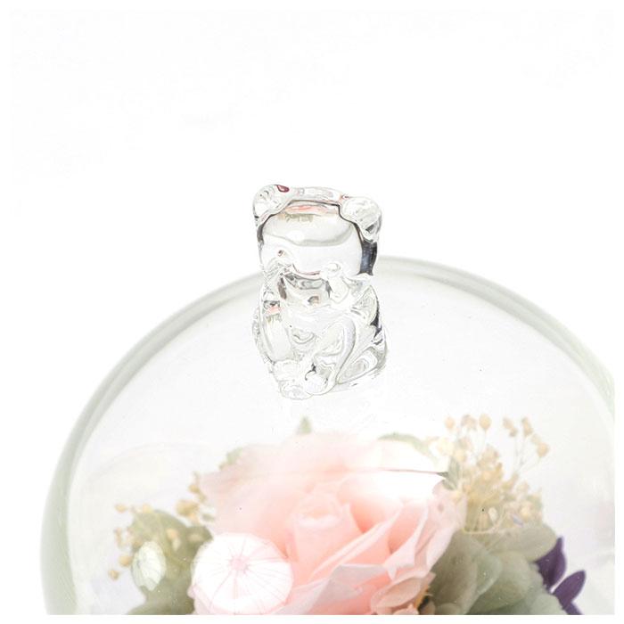 プリザーブドフラワー ガラスドーム 通販 モチーフドーム