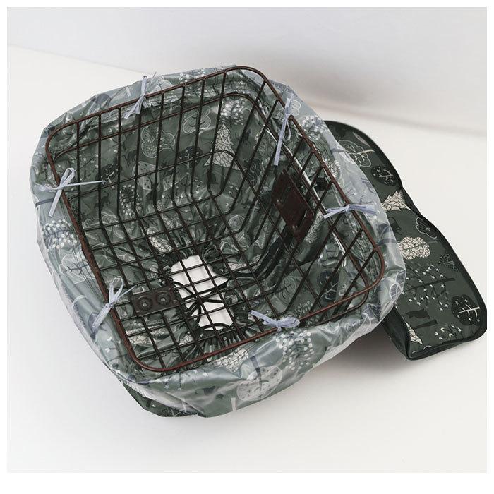 自転車 カゴカバー ハンドルカバー セット 通販 かご カバー 前 バスケットカバー 前かごカバー 撥水 はっ水 おしゃれ 取付簡単 日除け 雨除け | ブランド登録なし | 05